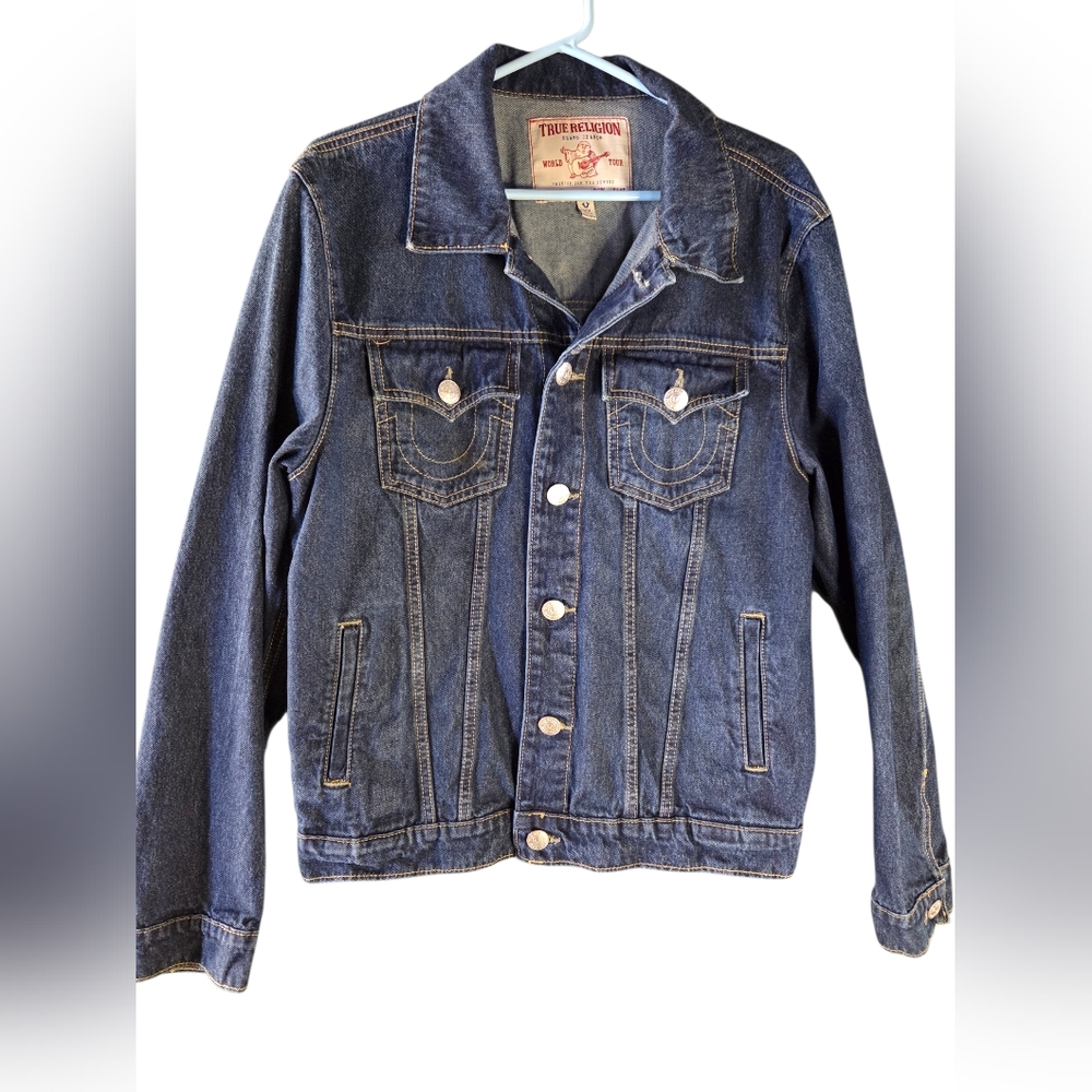 True Religion Denim with Iconic Red Patch Size M